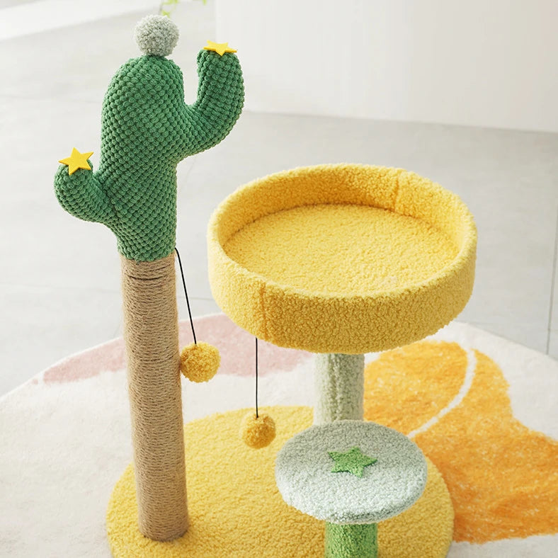Wholesale Happy Play Scratcher Pet Cactus Cat Tree