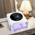 2025W New Arrival 72W Pro Cure Dual Light Rechargeable Cordless UV LED Gel Dryer Nail Lamp Portable for Salon Manicure