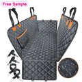 Waterproof Pet Dog Seat Covers Durable Nylon Zippered Side Flap Unique Design for Entire Car Protection-Doors Backseat Seat Belt