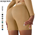 RUIQUWIN Wholesale Seamless Gym Fitness Yoga Workout Plus Size Sportswear Running Sports Scrunch Butt Shorts for Women