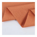 Eco-Friendly 55% Linen & 45% Viscose Cotton Fabric Woven Plain Textile for Shirts & Dresses Dyed Patterned