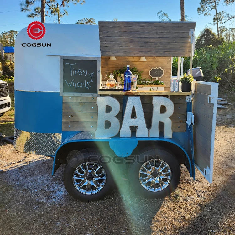 Food Vending Van Catering Fully Equipped Concession Street Mobile Food Truck Cart Fast Food Trailer for Sale Usa