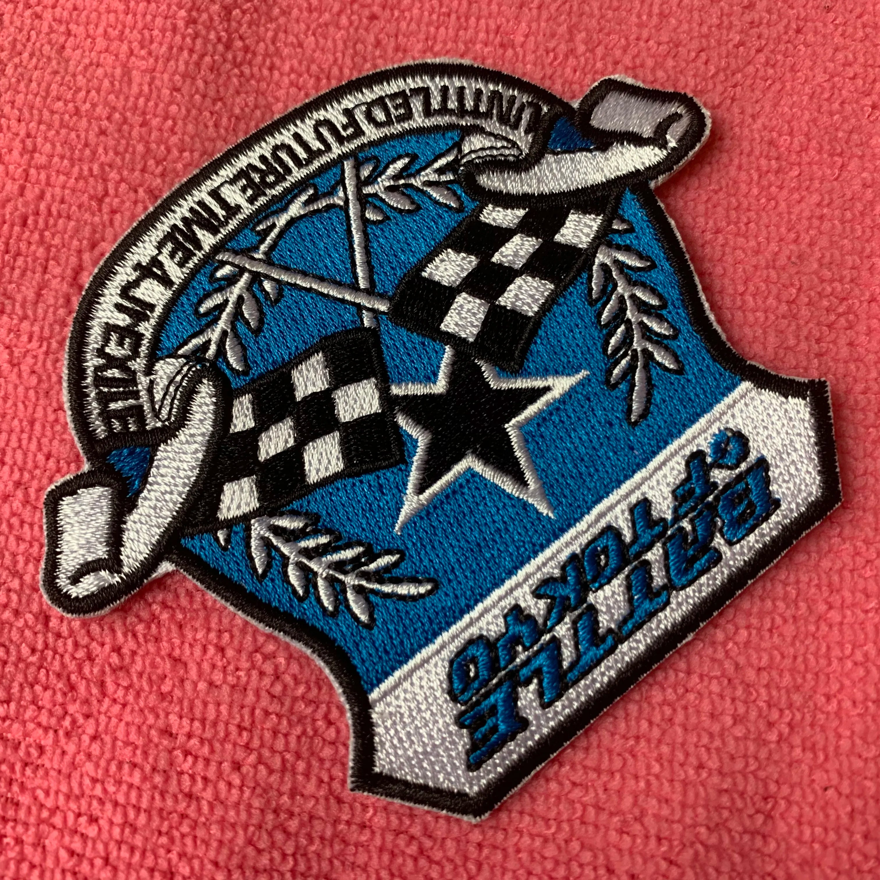 Computerized Machine 100% Full Embroidery Patchlow Price 3D Raised logo Fabric Embroidery Applique Badge