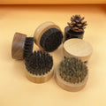 New Design Wholesale Antique Wooden Boars Hair Brush Customized Engraving Custom Logo Boutique Bamboo Wood Beard Brushes