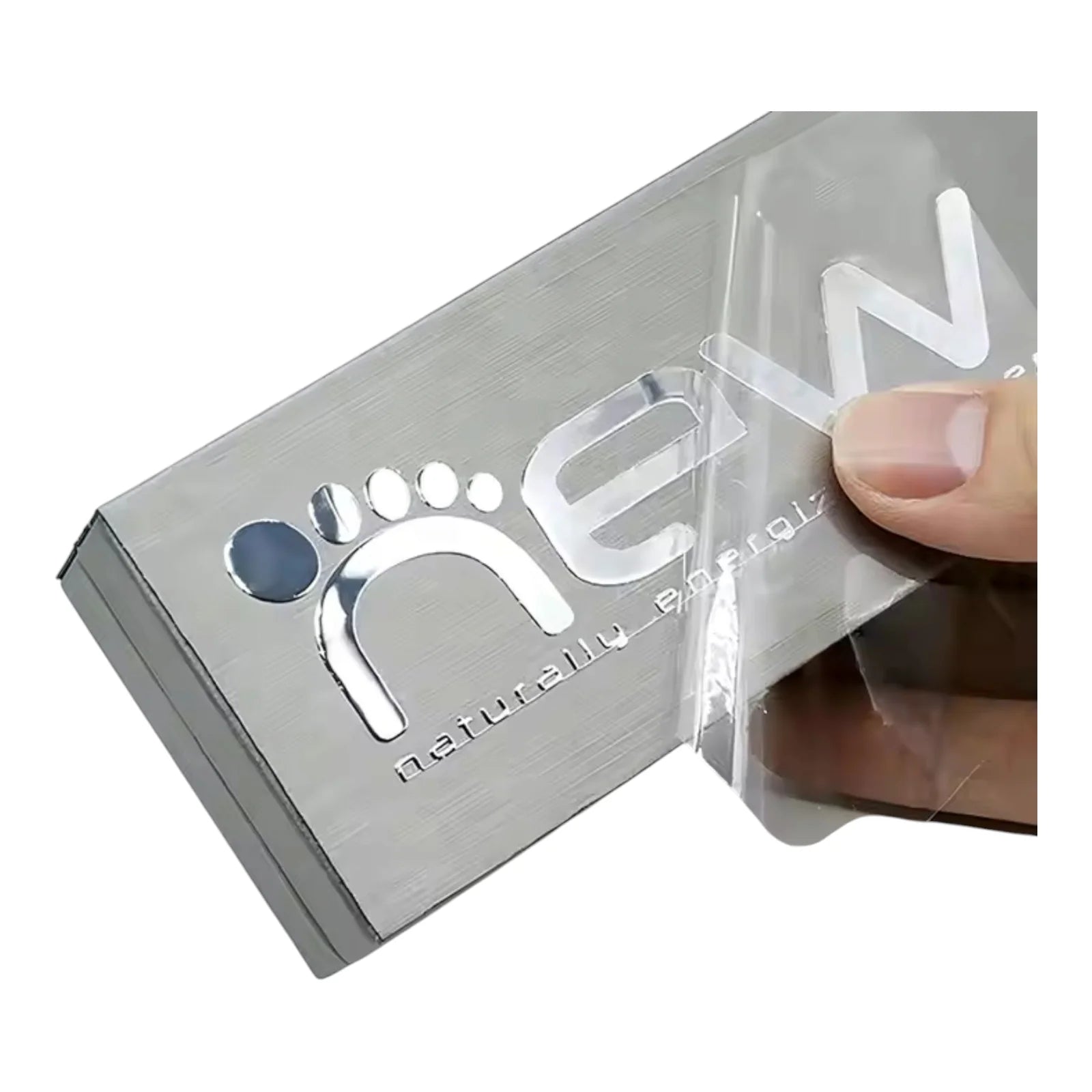 Electroformed Label Thin Nickel Logo Metal Sticker