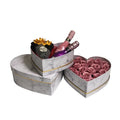 Best Selling Heart Shape Sets Marble Flower Rose Box Gift Packaging Box