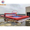Factory Price Outdoor Inflatable Water Park Games Volleyball Court Inflatable Water Tennis Volleyball Field for Sale