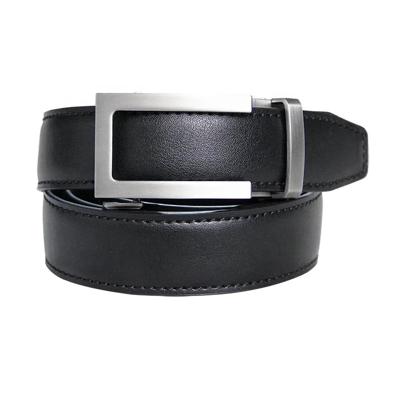30mm Adjustable Custom Cowhide Men's Genuine Leather Belt