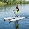 QIQU Wholesale Inflatable Aluminum Aqua Cycle High-Speed Tool-Free Assembly for Resort Commercial Use Portable Water Bike