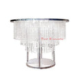 Iron Acrylic Wedding Decoration Ornaments Elegant Champagne Table Props for Weddings Packed in Cartons