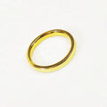 High Quality 18K Gold Plated Stainless Steel Jewelry Minimalist Rings R194014