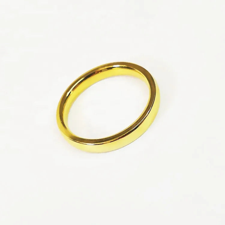 High Quality 18K Gold Plated Stainless Steel Jewelry Minimalist Rings R194014
