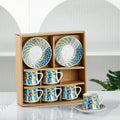 Elegant European Style Porcelain Espresso Cup Set Eco-Friendly China Warehouse Design for Presents