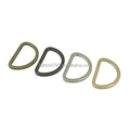 Stock Supply 1.5 Inch 38mm Good Quality Metal Flat D Ring Buckle for Leather Bags