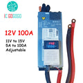 12V 100A 11V to 15V Charger Current Voltage Adjustable 12.6V 14.6V 3S Lipo Li-ion 4S 3.2V Lifepo4 Battery Lithium Charger RV 50A