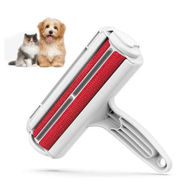 Hot Sale New Design Luxury Cartoon Plastic Pet Hair Remover Reusable Roller Long Handle Dog Grooming Brush