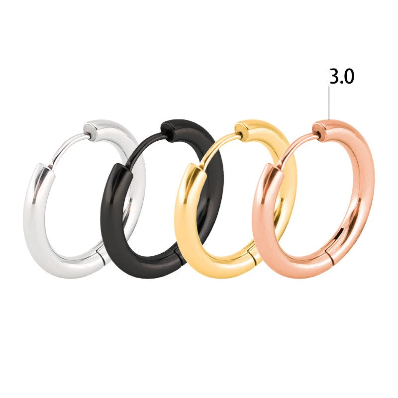 Jachon Stainless Steel Earrings Set Accessories Earring Wholesale Mens Statement Korean Fashion Jewelry