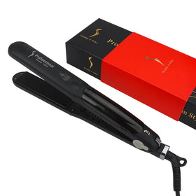 KangRoad Factory Professional LED Display 1.25 Inch Tourmaline Ceramic Coating Multi-temperature Steam Vapor Hair Straightener