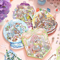 3 Stickers Per Pack Organizer Scenic Series Cute Scenic Handbook DIY Decorative Stickers 4 Options