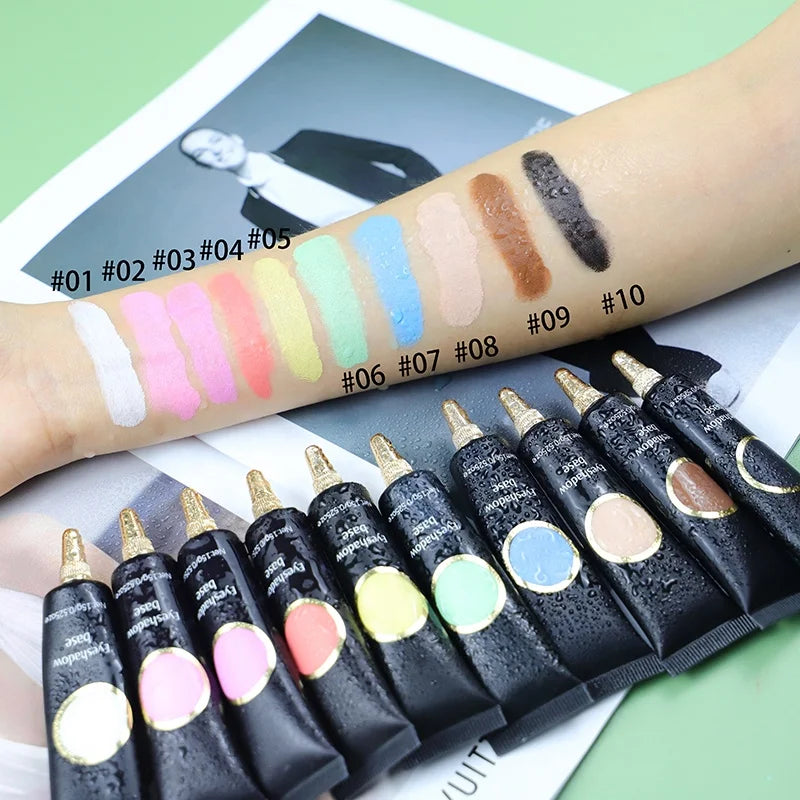 10 Color Wholesale Vegan Private Label Concealer Eye Primer Base Makeup Primer Makeup