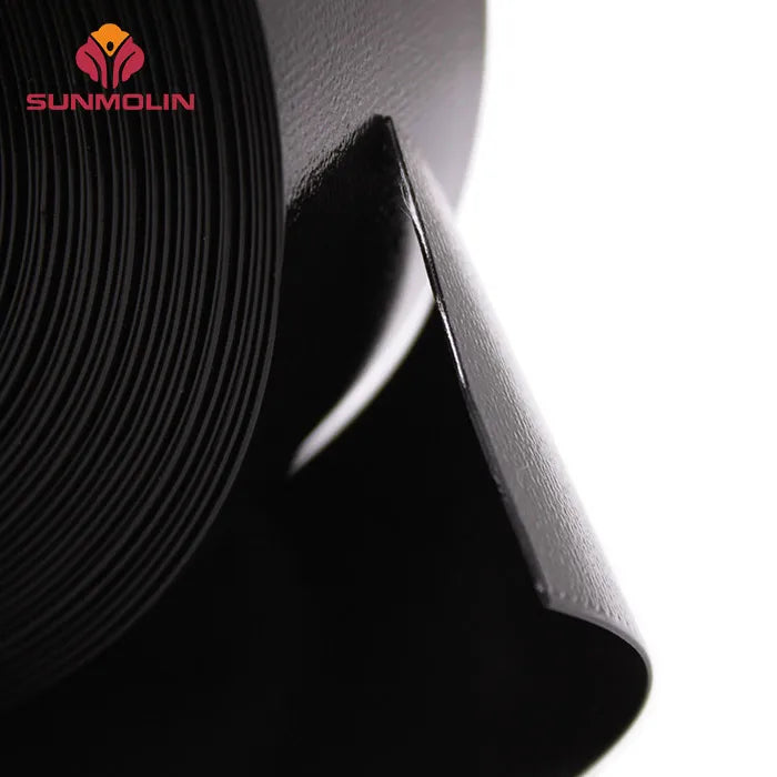 49mm 1mm Thick Eco-Friendly Black Medical Device Strap Using Custom Ultra Thin Strong Abrasion Resistant Waterproof TPU Webbing