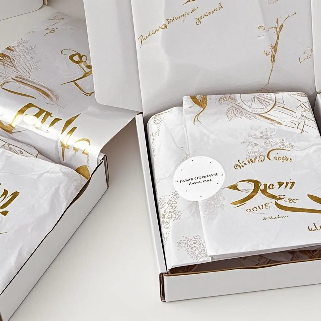 Custom Logo Matte Tissue Paper for Subtle Garment Wrapping