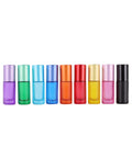 5ml Luxury Portable Travel Essential Oil Perfume Bottles Frosted Colorful Roll Fill Glass Vial Roller Ball Roll Sealing 100pcs