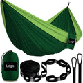 Custom Ultralight Double Outdoor Camping Hammock Tree Straps Nylon Portable Hamacas Swing Haven Tent Travel Hammocks