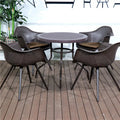 Youya Durable Plastic and Chair Contemporary Rattan Cheap Outside Outdoor Table Set for Big Family