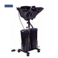 Portable Shampoo Bowl with Water Pump Drain  Sprayer Hose and Bucket  Hair Portable Sink Adjustable Washing Shampoo Basin