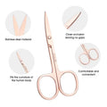 Colorful Stainless Steel Mini Eyebrow & Lash Scissors Sharp Blade Tip Makeup Tools
