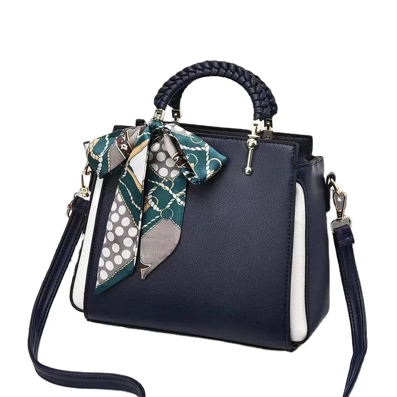 Versatile New Fashionable and Minimalist With Scarf Elegant Temperament Casual Women's Shoulder Bag