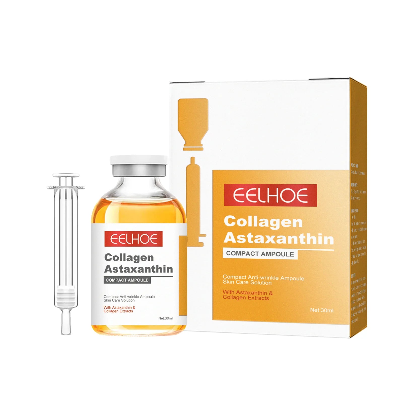 Private Label Anti-Aging Lifting Wrinkle Reduce Ampoule Serum Skin Care Collagen Face Serum