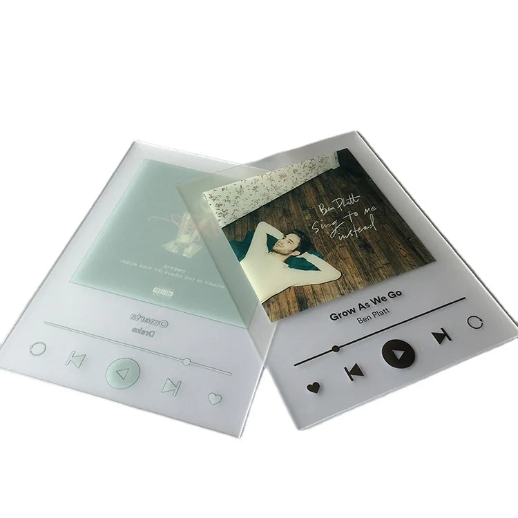 Wall Table Art Tik Tok Music Sign Anniversary Song Plaque Custom Gift Acrylic Song Album Poster Board