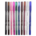 Davis Navy Blue Eyebrow Pencil 10 Pcs Pearlescent Eyeliner Waterproof Eye Shadow Pen