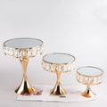 European Wedding Props Iron Cake Rack Home Living Room Hotel Party Crystal Tray Metal Dessert Decoration Table