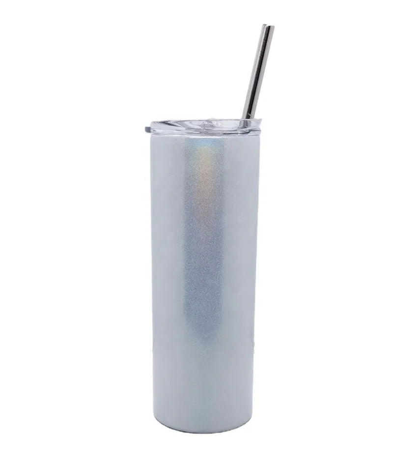 Wholesale  Sublimation Printing Stainless Glow in the Dark Tumbler Steel Bottles Sublimation 20 oz Skinny Tumbler