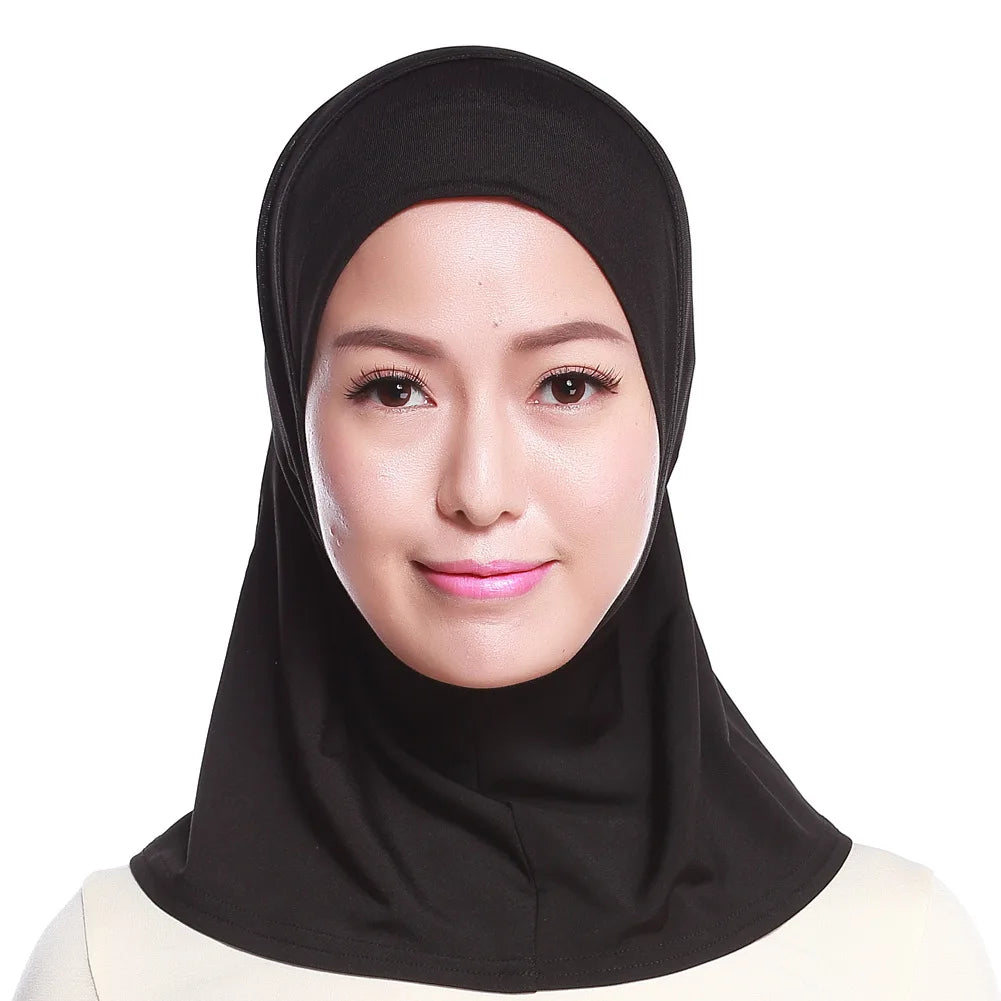 Soft Stretch Inner Ninja Sport Mini Hijab Wear Under Scarf Cap Jersey Modal Cotton Women Hijab
