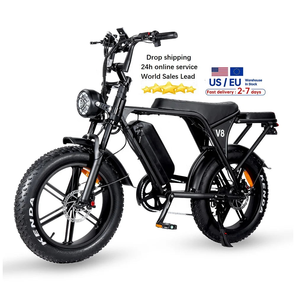 Ebike  Fat Tire Electr Bike C80 5.0 E Bike Price VOMO C80 Fatbike 20inch 250W Motor Battery Electric Bicycle Electric