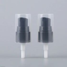 Cosmetic Plastic Smooth Cream Pump Black Treatment Pump 20/410