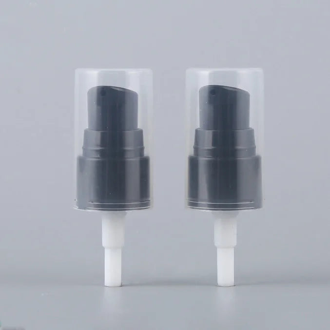 Cosmetic Plastic Smooth Cream Pump Black Treatment Pump 20/410