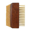 Factory Wholesale Custom Logo Wood Sneaker Shoe Cleaning Brush Suede Shoe Brush Raw Rubber Fleece Eraser