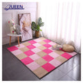 Puzzle Carpet Tiles Fluffy Shaggy Rug ultra Soft Floor Mat Carpet Rugs Shag Area Mat Bedroom Living Room Puzzle Carpet