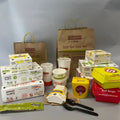 Food Eco-firendly Can Design logo Printing  Own Brand Paper Box Custom  Food Packaging with Sample Free