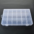 18 Grids Plastic Organizer Container with Adjustable Dividers Jewelry Organizer Compartments