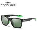 2026 PARANOID Designer Sunglasses for Men and Women Polarized Green Blue Shades with Unique Transparent Gold Red Frame Designs