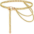 Europe and the United States Fashion Multi-layer Chain Belt Women's Senior Sense of Metal Waist Chain