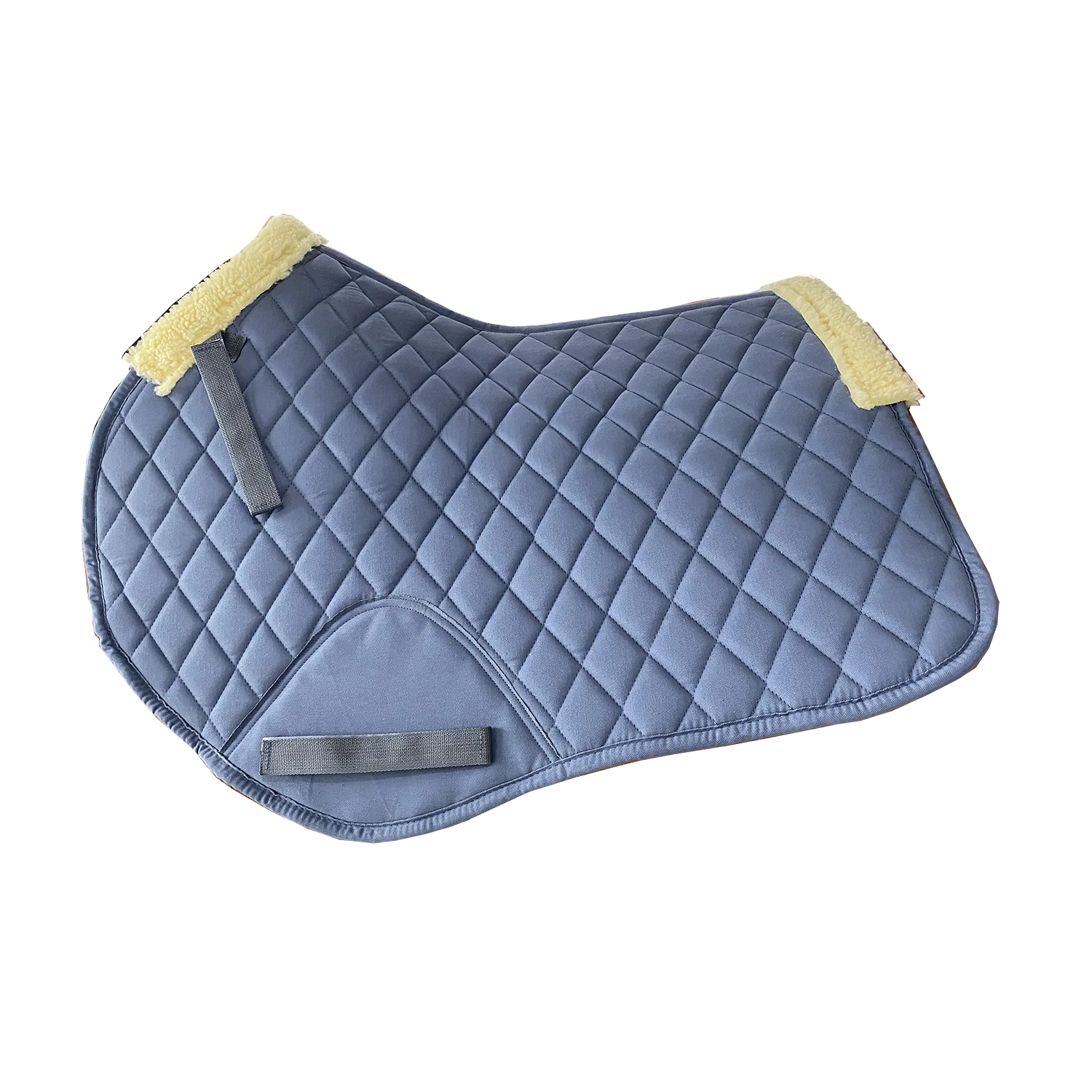 Wholesale Horse Dressage Equestrian Equine Big Size 105 X 65 CM English Fuchsia Red Blue Yellow Gray Colorful Saddle Pad Custom