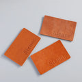 2023 HOT Sample Clothes Label Sew Clothes High Density Comfort Garment Leather Label Leather Logo Leather Tag Embossed