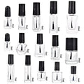 OEM Small Sizes 2ml to 10ml Glass Nail Polish Bottles Cosmetic Empty Cosmetic Bottle with Screen Printing Surface Handling
